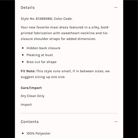 NWT Fame & Partners Elham Dress Size 6 - Picture 5 of 16